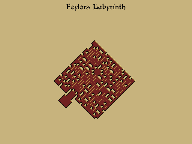 Karte vom Feylors Labyrinth