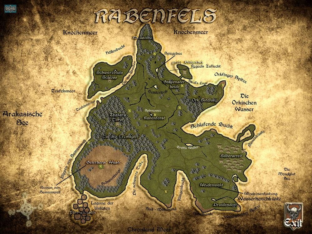 Karte von Rabenfels